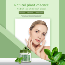 Private Label Moisturizing Whitening Bentonit Grüner Tee Matcha Schlamm Gesichts-Ton-Maske Natürliche Gesichtsmaske Herren
